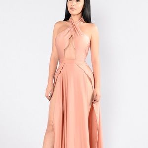 Fashion nova curve appeal dress in rust